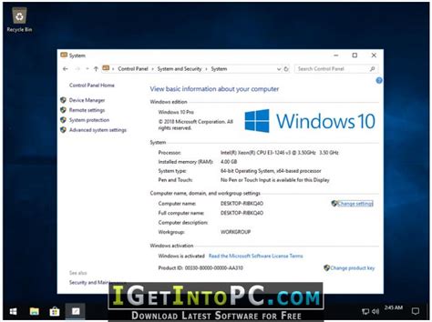 Windows 10 Pro X64 RS4 JUNE 2023 Free Download